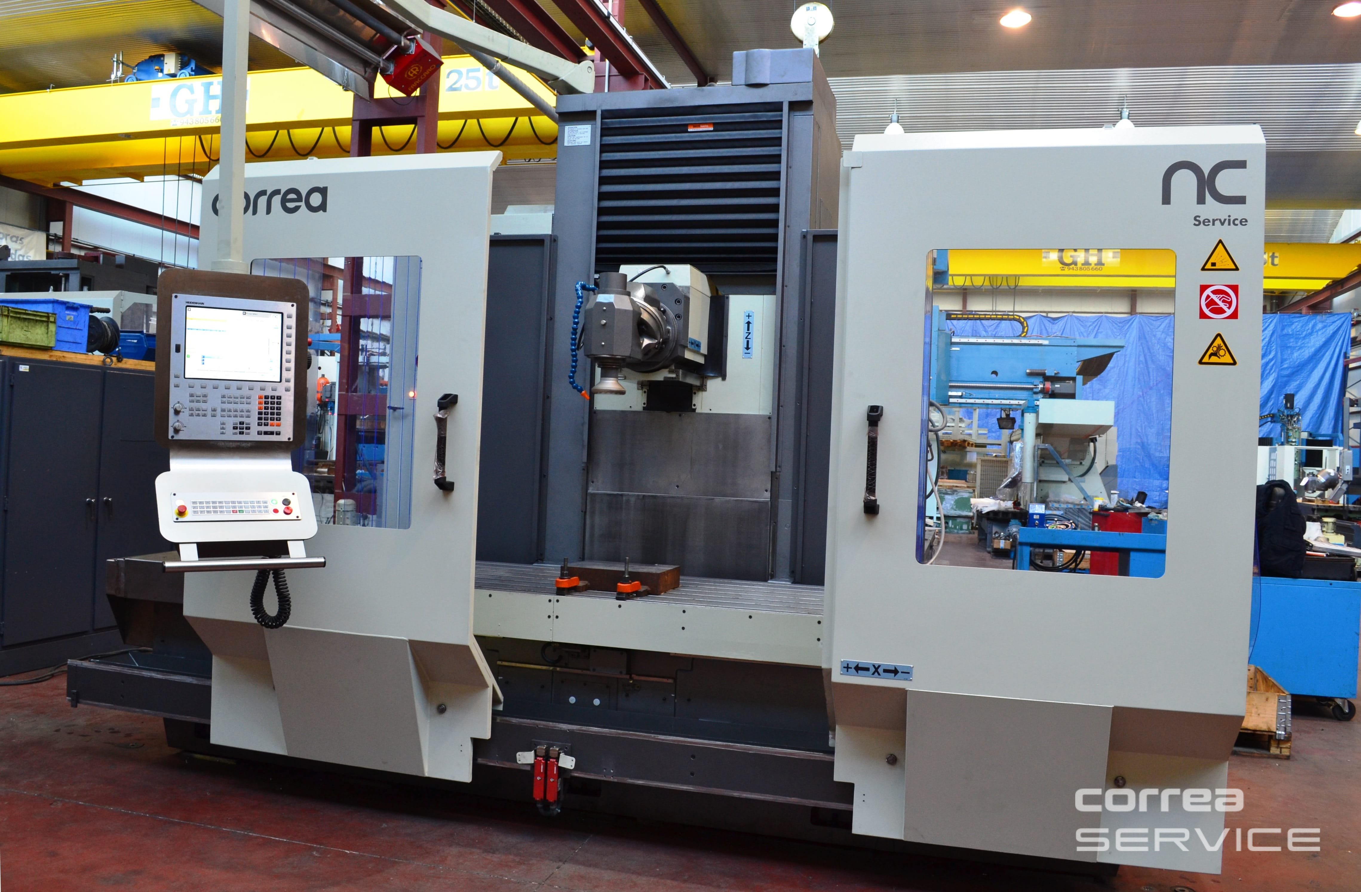 Bed type milling machine Correa A25/25 - 1987 - NC Service