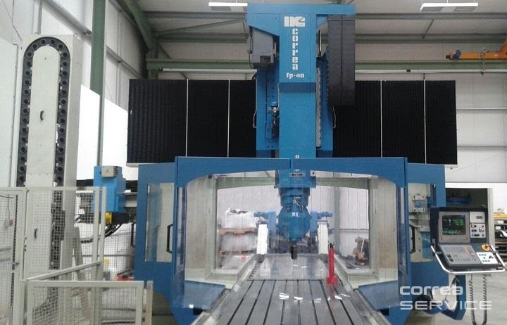 Bridge type milling machine Correa FP40/40S - NC Service