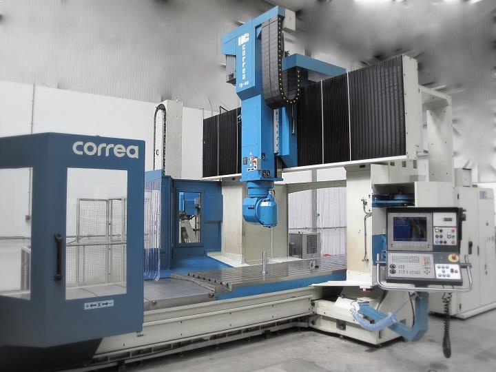 NC Service sells and install the bridge type milling machine CORREA FP40/40S