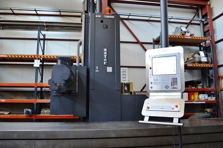 Sale of refurbished ZAYER milling machines refurbished by NC Service