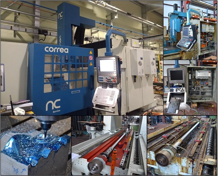 Refurbishment of a high speed CORREA EURO2000 milling machine