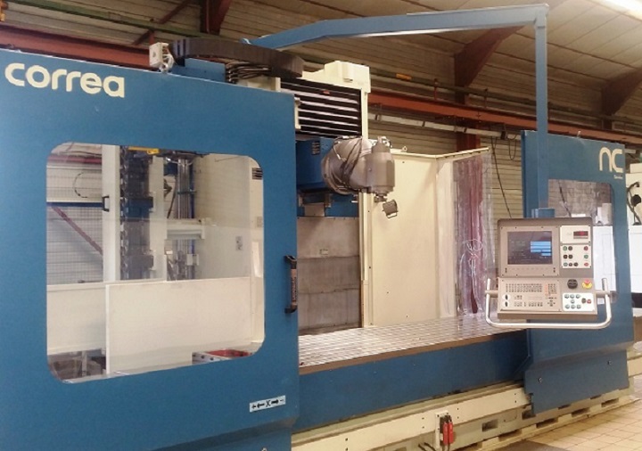 Bed type milling machine CORREA A30/30 refurbished by NC Service