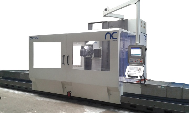 Bed type milling machine CORREA CF40/50 refurbished by NC Service