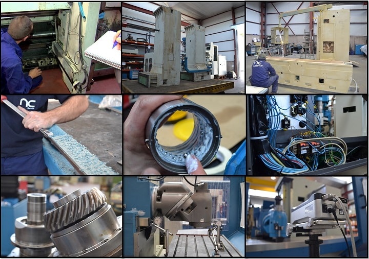 Refurbishment process of milling machines by Nicolás Correa Service