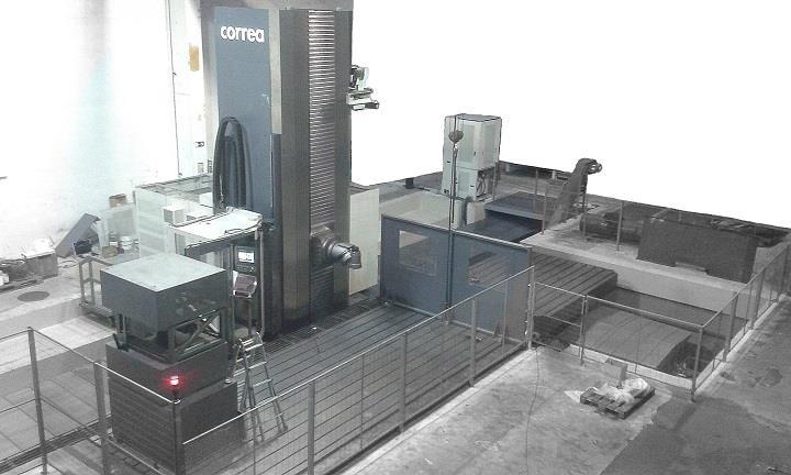 Second hand milling machine CORREA SUPRA 120 CAC installed by NC Service