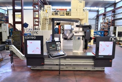 Main features of the used CNC CORREA milling machine after retrofitting