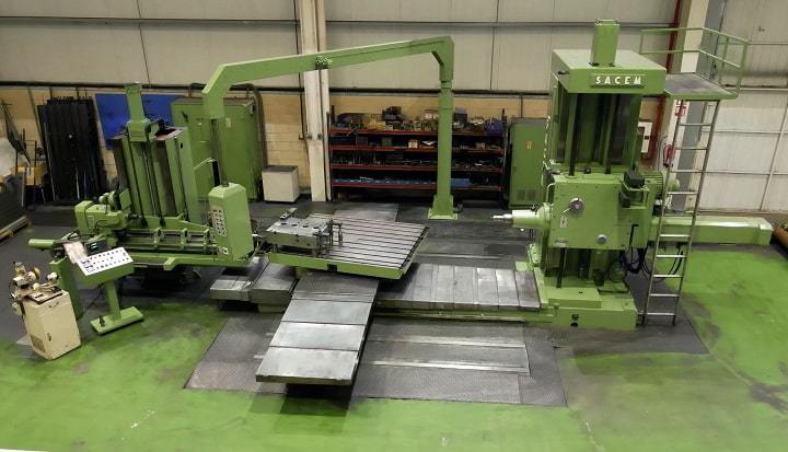 Horizontal boring machine SACEM MST 130